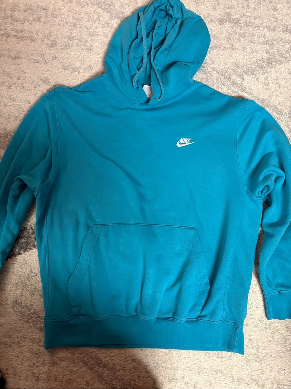 Nike Men’s Teal Hoodie Sweatshirt